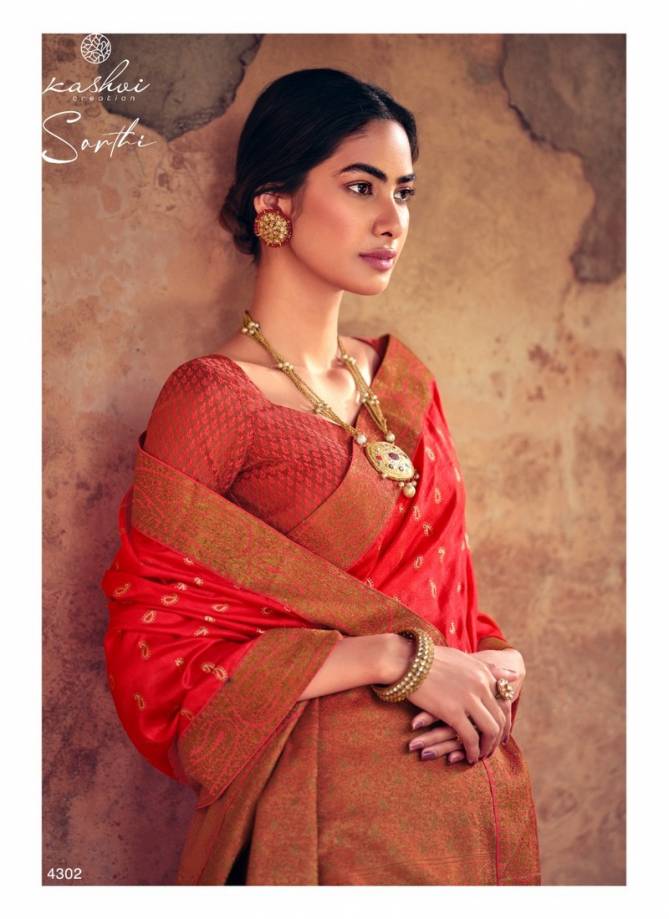 Kashvi Sarthi Fancy Designer Heavy Festive Casual Wear Printed Silk Sarees Collection